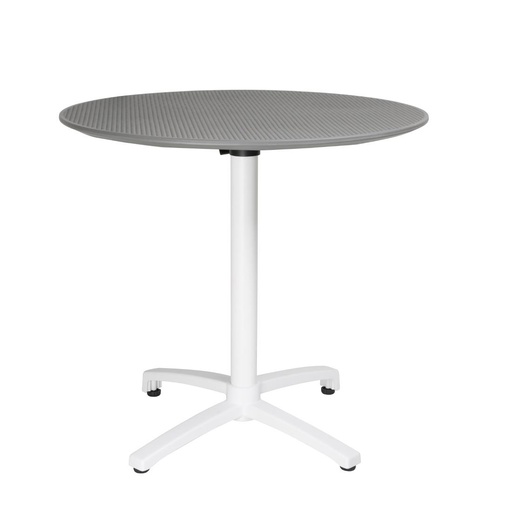 [FT621] Bolero Opvouwbare Propyleen Tafel 800 mm Donkergrijs