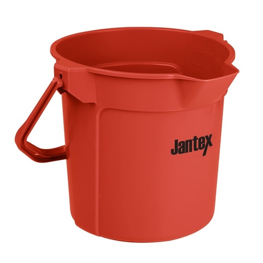 [FU832] Jantex rode maatemmer met schenktuit 10L