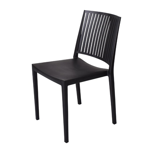 [FW576] Baltimore stapelbare polypropyleen stoelen zwart (4 stuks)