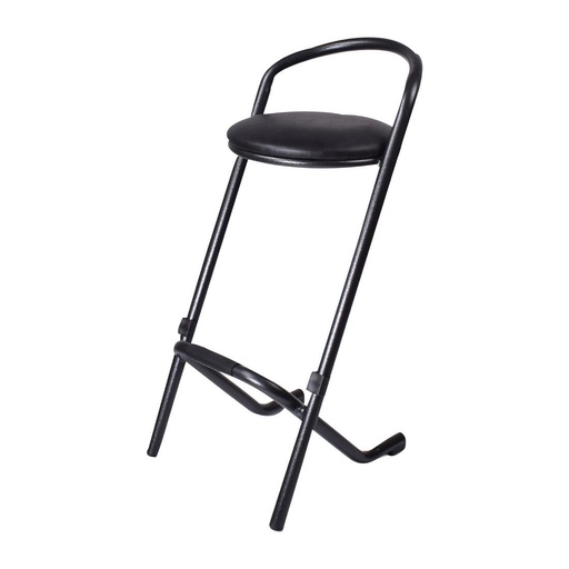 [FW579] Stapelbare indoor barkruk Utrecht grijs (2 stuks)