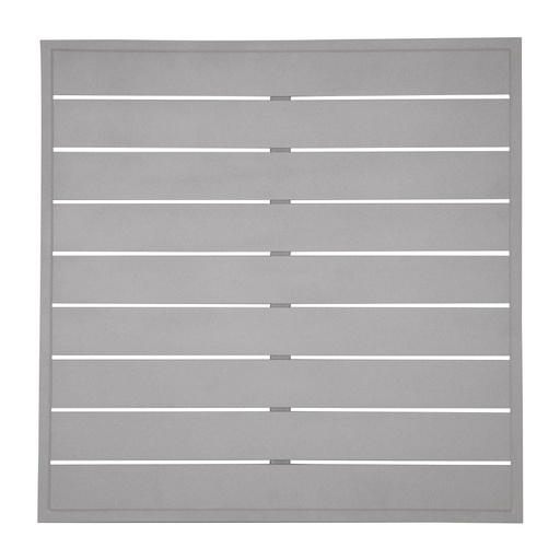 [FW598] Bolero Aluminium Vierkant Tafelblad Lichtgrijs 700mm