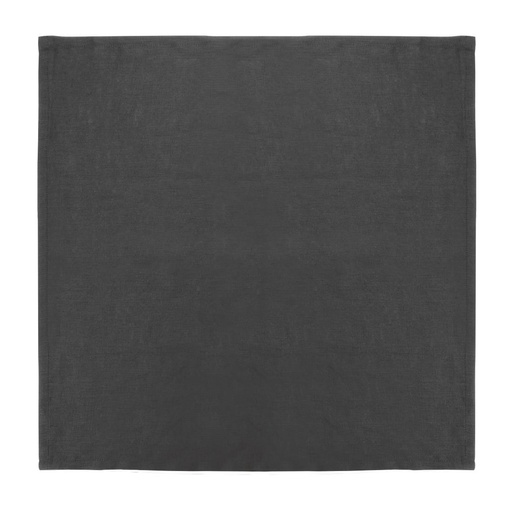 [FW697] Olympia linnen servet zwart 400x400mm (12 stuks)