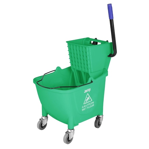 [FW867] Jantex 30L Dweil En Emmer Met Voetpedaalontgrendeling - groen