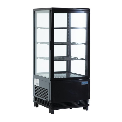 [G211] Polar C-serie koelvitrine zwart 68L