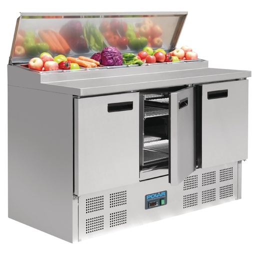 [G605] Polar G-Serie pizzabereiding koelwerkbank 390L