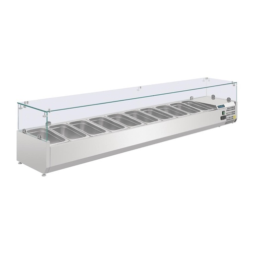 [G611] Polar G-serie opzetkoelvitrine 10x GN 1/4