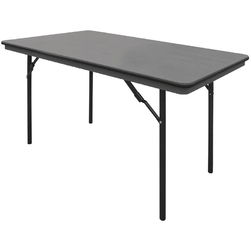 [GC594] Bolero ABS rechthoekige klaptafel grijs 122cm