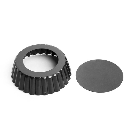 [GC988] Vogue geplooide diepe anti-kleef quichevorm 10cm