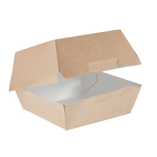 [GE802] Colpac kraft hamburgerdoosjes composteerbaar standaard 10,8cm (250 stuks)