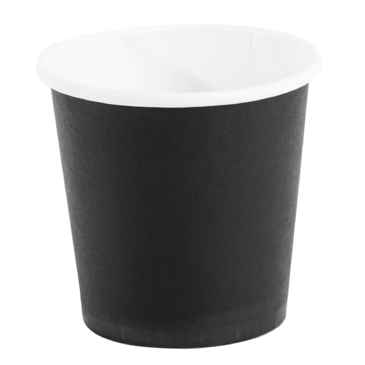 [GF018] Fiesta Recyclable disposable espressobekers zwart 12cl (1000 stuks)