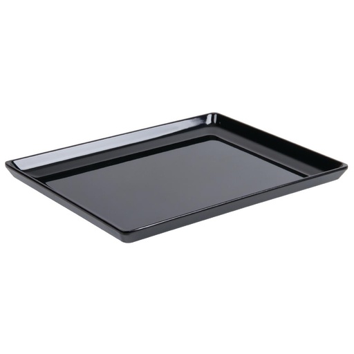 [GF075] APS Float platte melamine schaal zwart GN 1/1