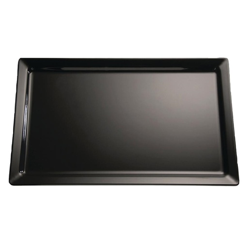 [GF123] APS Pure melamine schaal zwart GN 1/2