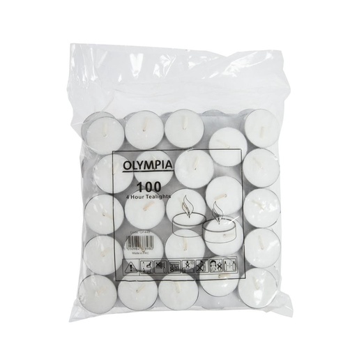 [GF448] Olympia theelichten 4 uur (100 stuks)
