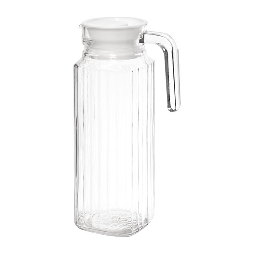 [GF922] Olympia glazen kannen met deksel 1L (6 stuks)