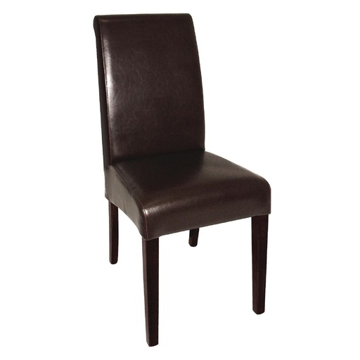 [GF956] Bolero kunstlederen stoel met ronde rug (2 stuks)