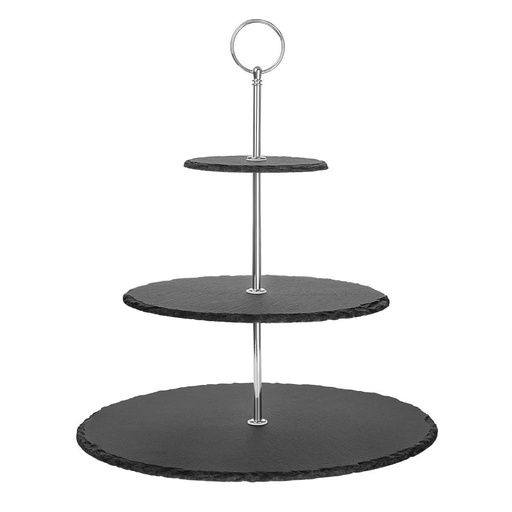 [GF991] Olympia leistenen etagère met 3 lagen