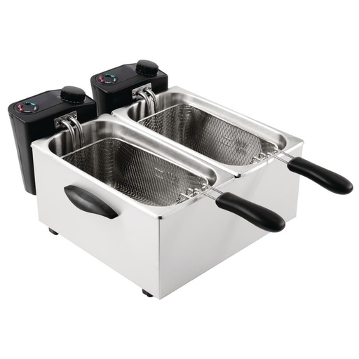 [GG199] Caterlite dubbele friteuse voor licht gebruik 2x 3,5L