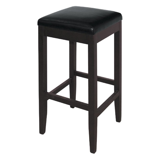 [GG648] Bolero hoge kunstlederen barkruk zwart (2 stuks)