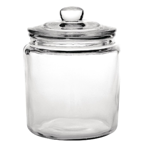 [GG925] Olympia glazen voorraadpot 25,2(h)x20(Ø)cm 3,8L