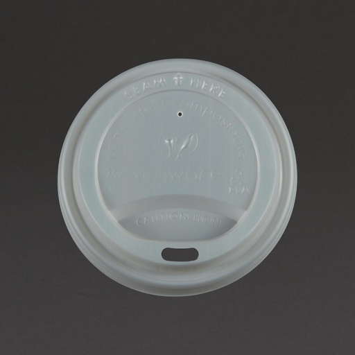 [GH024] Vegware 79-serie deksels voor dubbelwandige bekers 230ml (500 stuks)