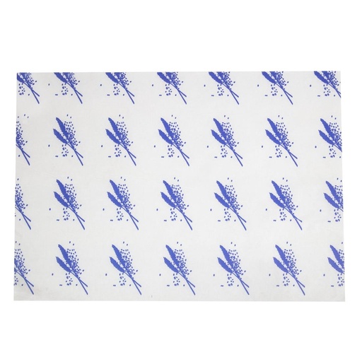 [GH037] Vetvrij hamburger papier blauw (1000 stuks)