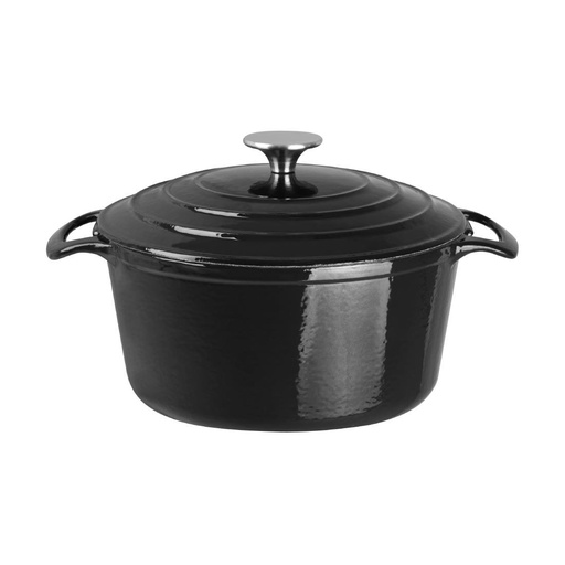 [GH300] Vogue ronde inductie braadpan zwart 3,2L