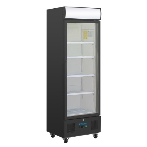 [GH427] Polar G-Series Rechtopstaande Display Koeling 368Ltr Zwart