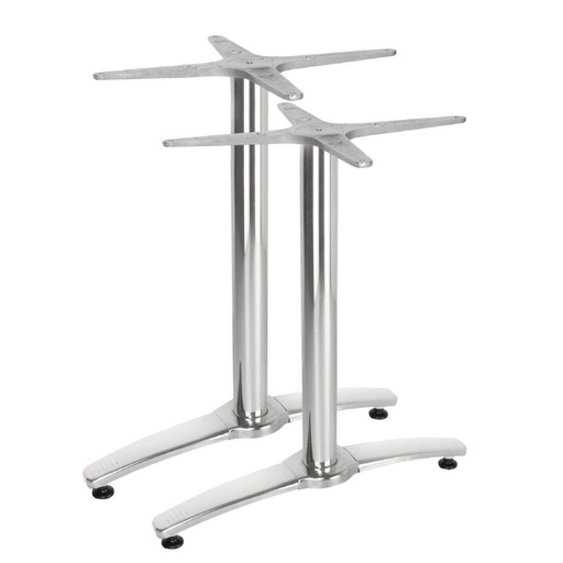 [GH985] Bolero aluminium tafelpoot (2 stuks)