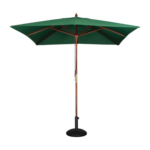 [GH989] Bolero vierkante groene parasol 2,5 meter