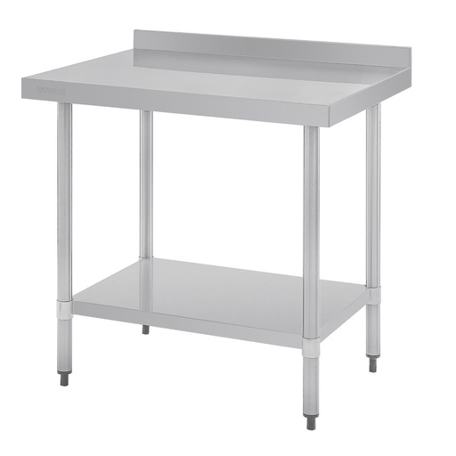 [GJ506] Vogue roestvrijstalen tafel met opstand 900 mm