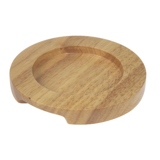 [GJ552] Olympia heveahouten onderzetter 11,5cm