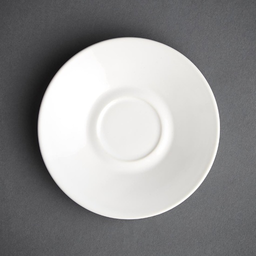 [GK086] Olympia Café espresso schotel wit (12 stuks)