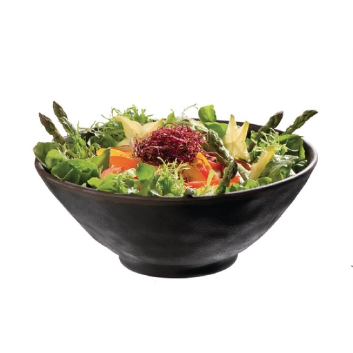 [GK845] APS Marone melamine kom zwart 24cm