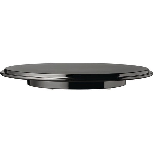 [GK858] APS Pure ronde melamine taartschotel zwart