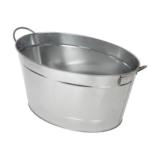[GK919] Beaumont gegalvaniseerd stalen champagnebowl