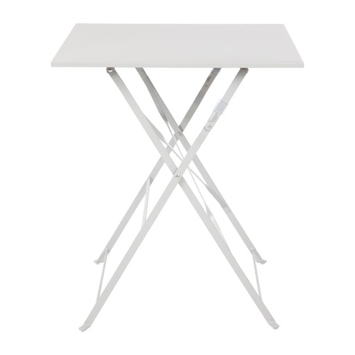 [GK988] Bolero vierkante opklapbare stalen tafel grijs 60cm