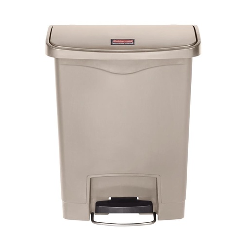 [GL021] Rubbermaid Slim Jim Front Step pedaalemmer 30L beige