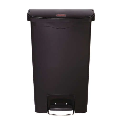 [GL028] Rubbermaid Slim Jim Front Step pedaalemmer 50L zwart