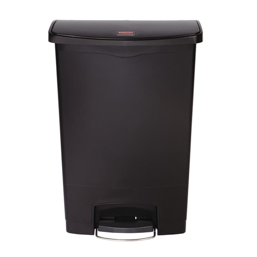 [GL040] Rubbermaid Slim Jim Front Step pedaalemmer 90L zwart