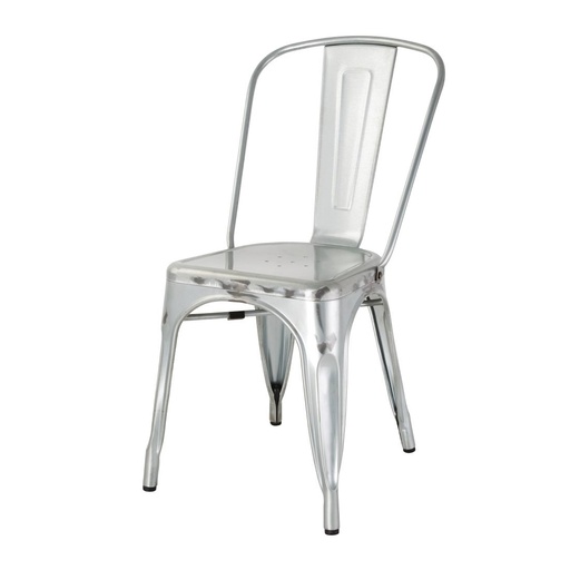 [GL338] Bolero Bistro gegalvaniseerd stalen stoelen (4 stuks)
