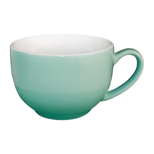 [GL461] Olympia Café cappuccinokoppen aqua 34cl (12 stuks)