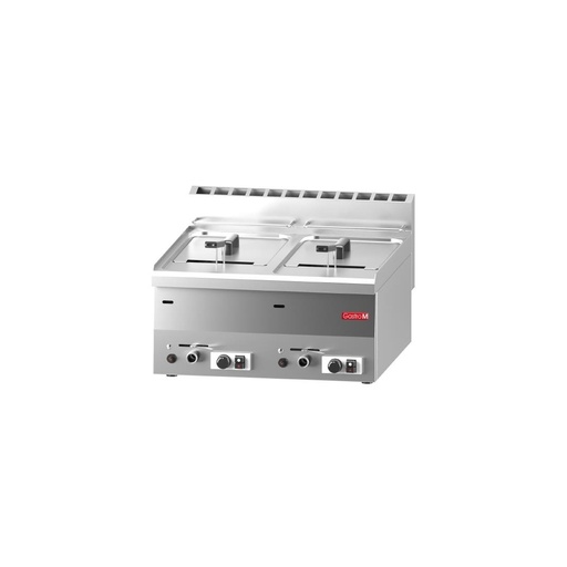 [GL907] Gastro M 600 gas friteuse 2x 8L 60/60 FRG