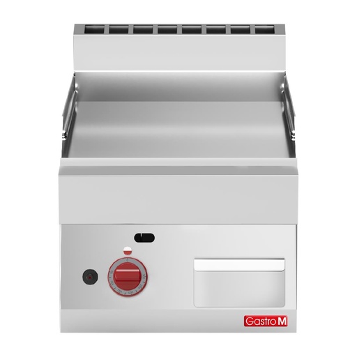 [GL917] Gastro M 650 gladde gas bakplaat 60/70 FTG gladde plaat