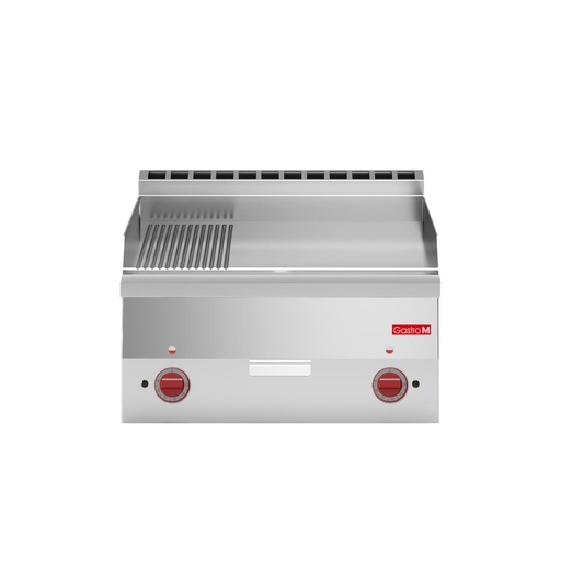 [GN027] Gastro M 600 elektrische bakplaat 60/60 FTRE 2/3 glad 1/3 geribbeld
