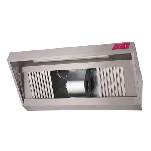 [GN196] Gastro M RVS afzuigkap met motor 54x200x90cm