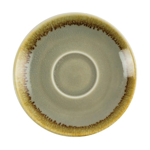 [GP477] Olympia Kiln espressoschotels mosgroen 11,5cm (6 stuks)