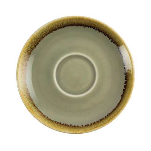 [GP479] Olympia Kiln cappuccinoschotels mosgroen 14cm (6 stuks)