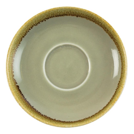[GP481] Olympia Kiln cappuccinoschotels mosgroen 16cm (6 stuks)