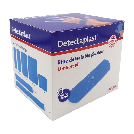 [GP593] Detectaplast Waterdichte Pleister 25X72mm - 100 St