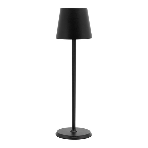 [GR655] Securit Zwarte Dimbare Led Tafellamp Feline Incl Magnetische Oplaadkabel